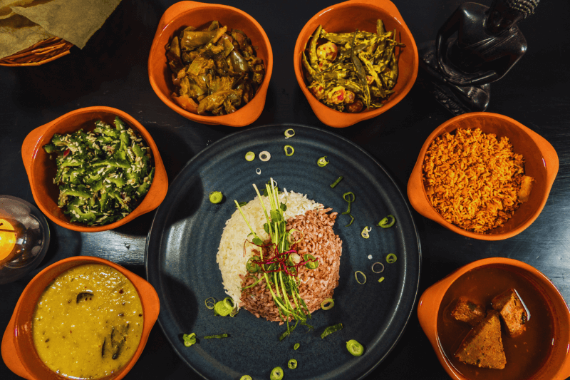 Sri Lankan Food-Rice and Curry