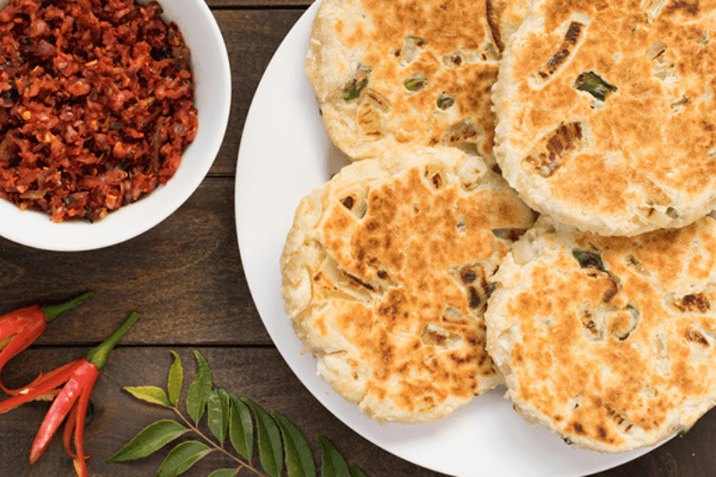 Sri Lankan Pol Roti/Coconut Roti