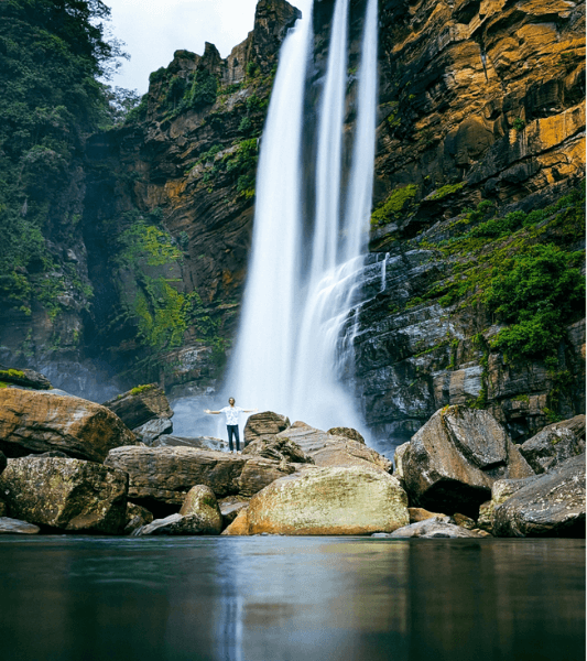 Laxapana Waterfall in Sri Lanka
