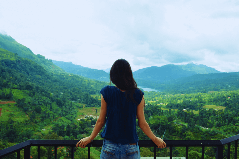 Greenish Mountains in Sri Lanka