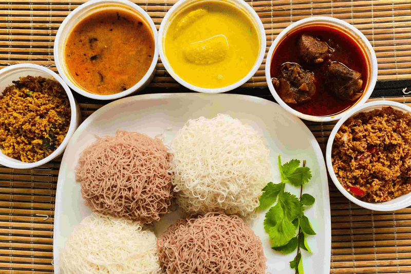 String Hoppers in Sri Lanka